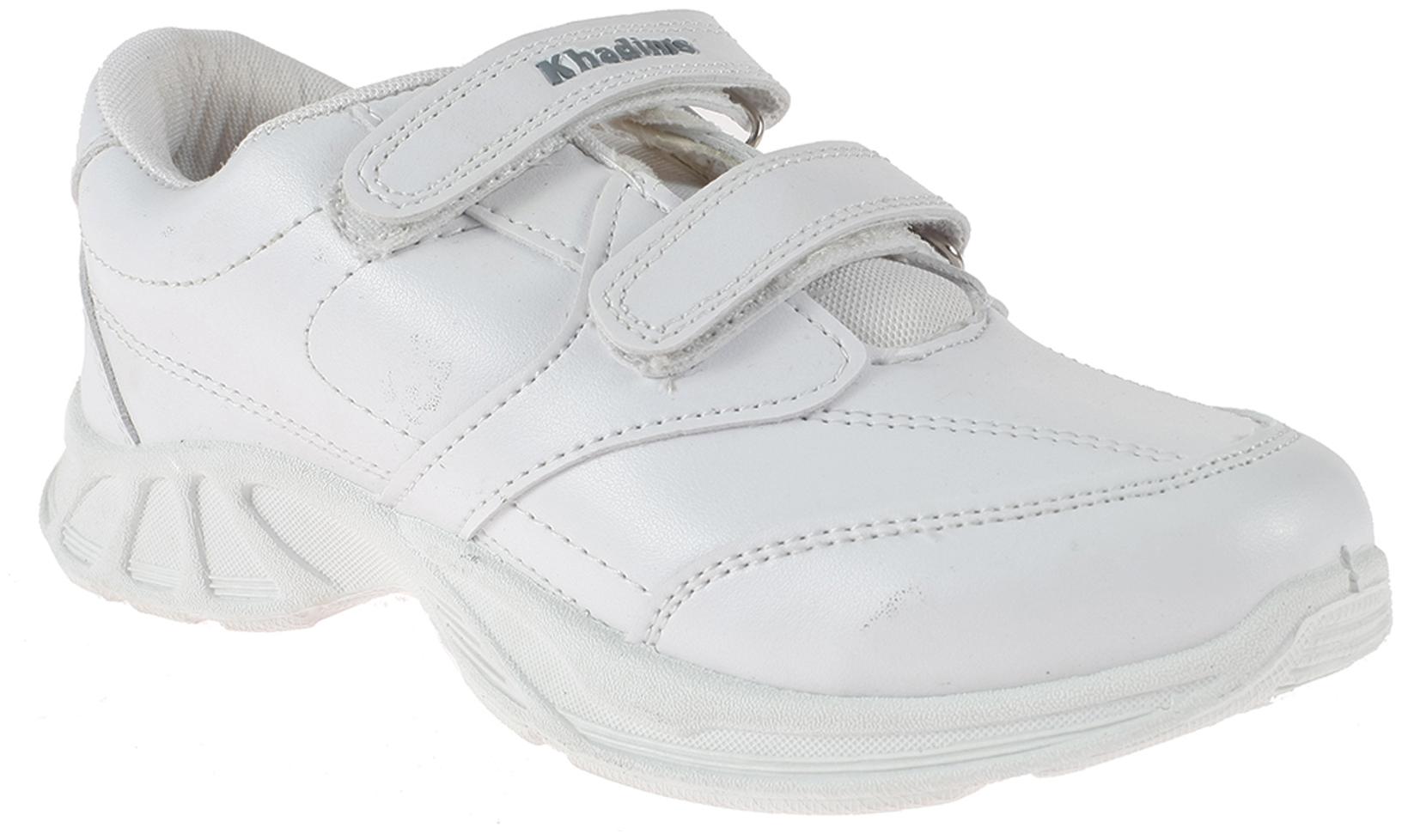 

Khadim s White Boys School Shoes