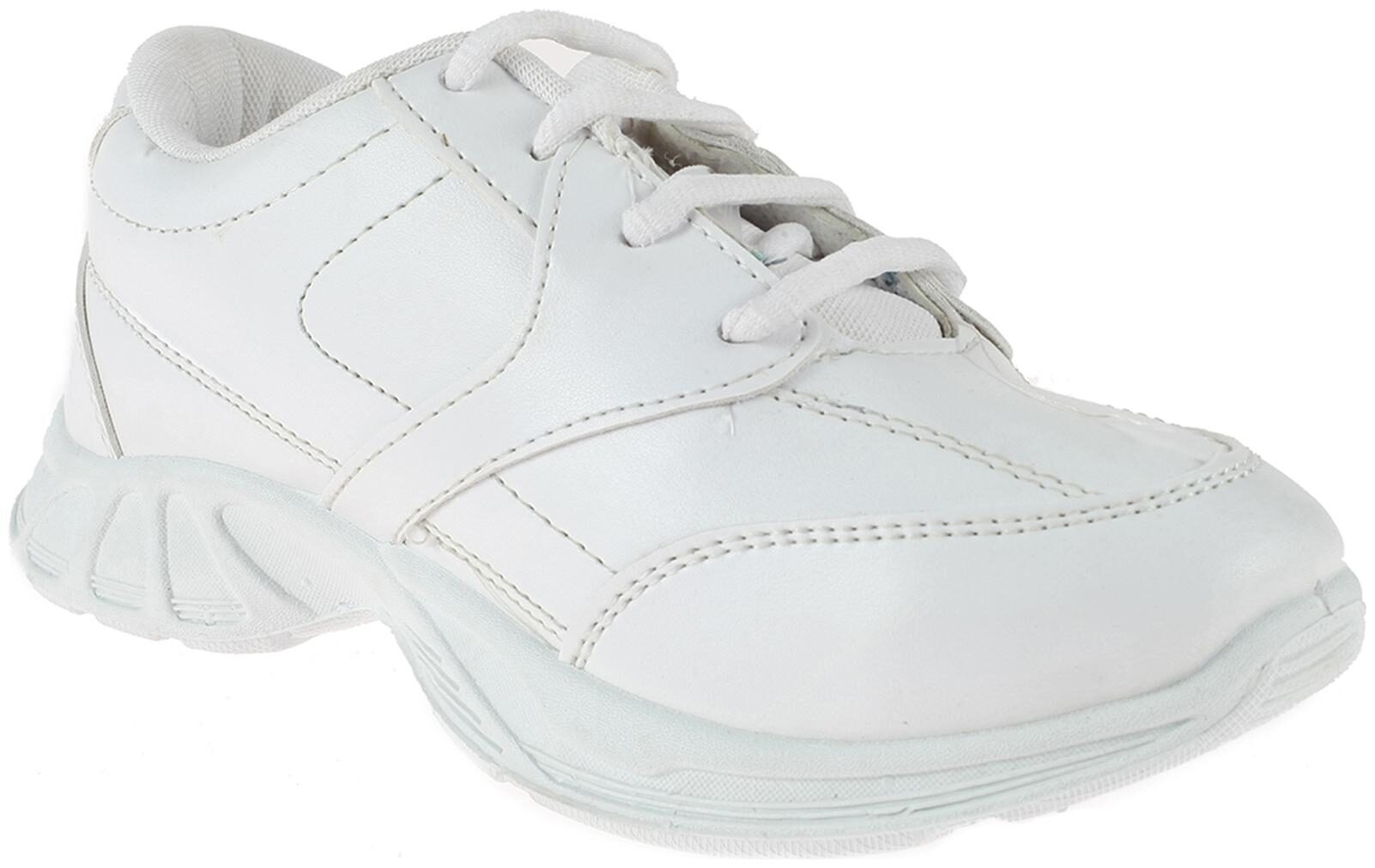 

Khadim s White Boys School Shoes
