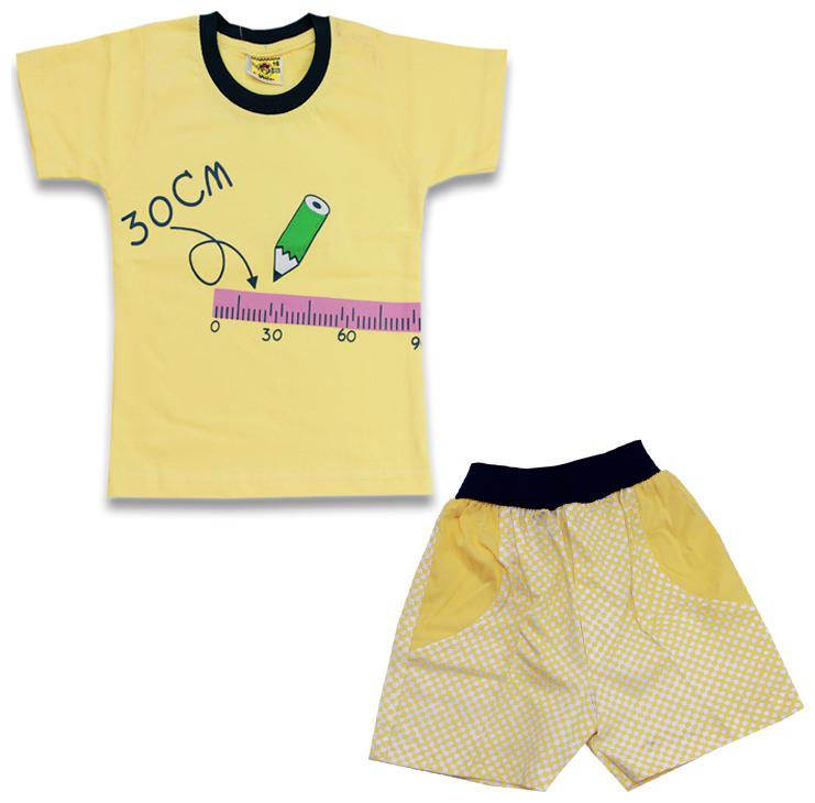 

KID S CARE Baby boy Top bottom set - Yellow