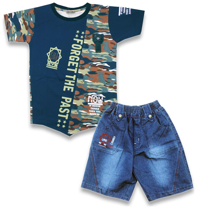 

KID S CARE Cotton Printed Top Bottom Set - Multi