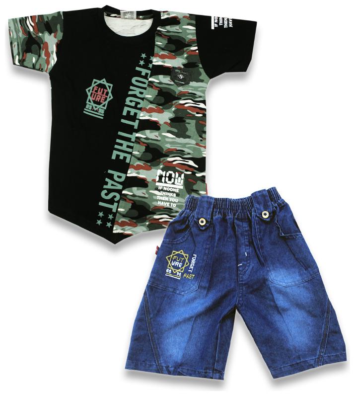 

KID S CARE Cotton Printed Top Bottom Set - Multi