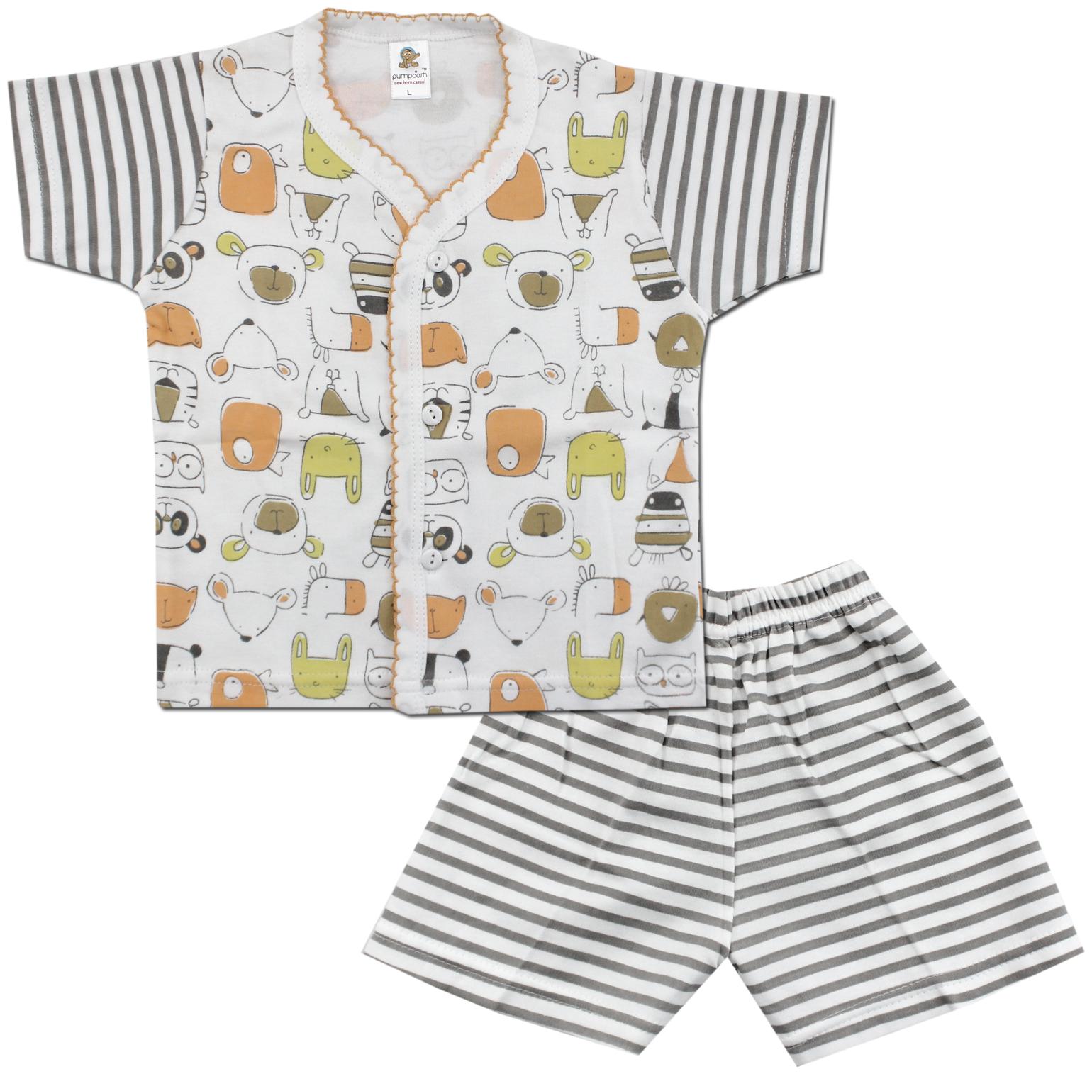 

KID S CARE Baby boy Top bottom set - Orange
