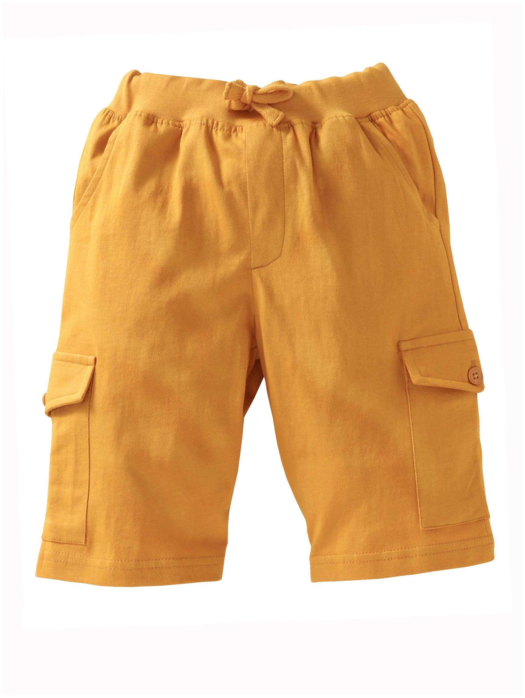 

KiddoPanti Boy Solid Shorts 3 4ths - Yellow