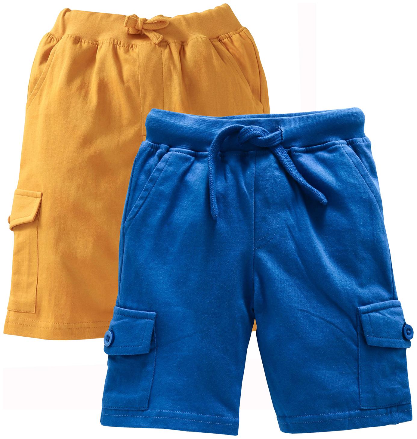 

KiddoPanti Boy Solid Shorts 3 4ths - Yellow Blue