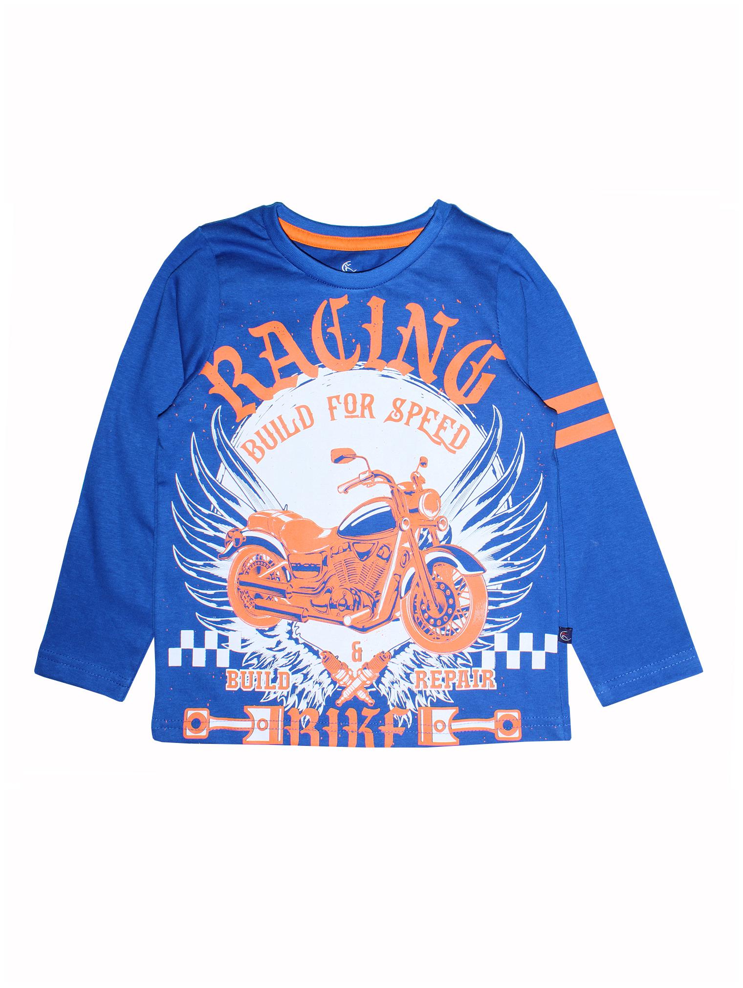 

KiddoPanti Boy Cotton Printed T-shirt - Blue