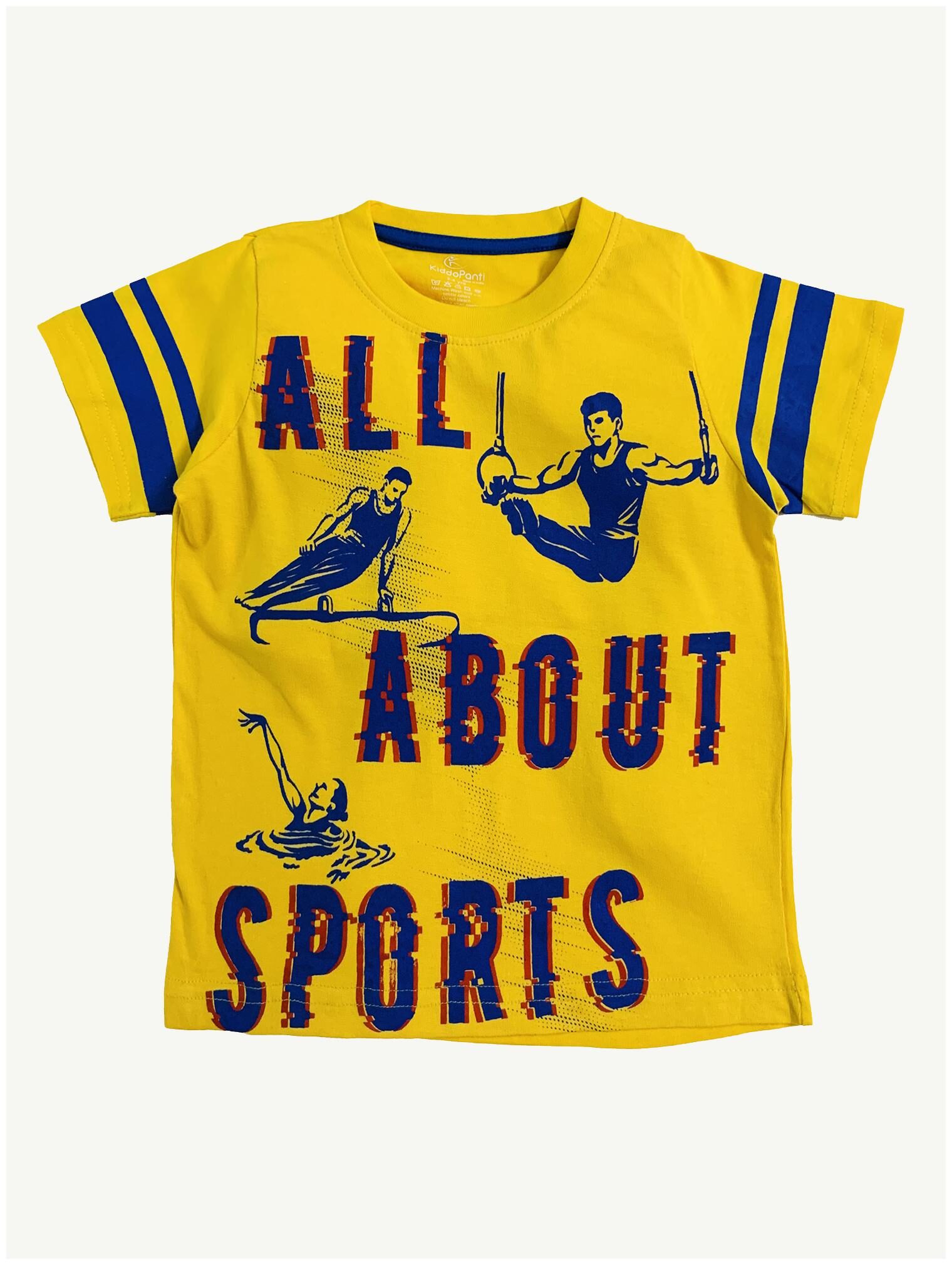 

KiddoPanti Boy Cotton Printed T-shirt - Yellow