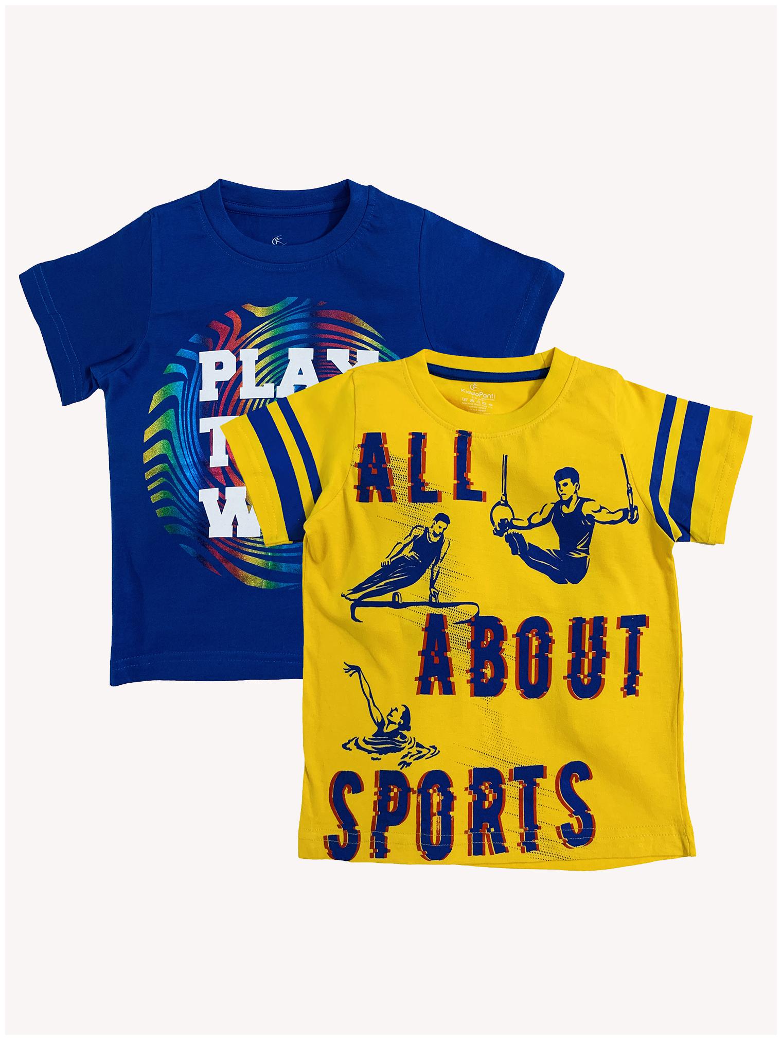 

KiddoPanti Boy Cotton Printed T-shirt - Multi