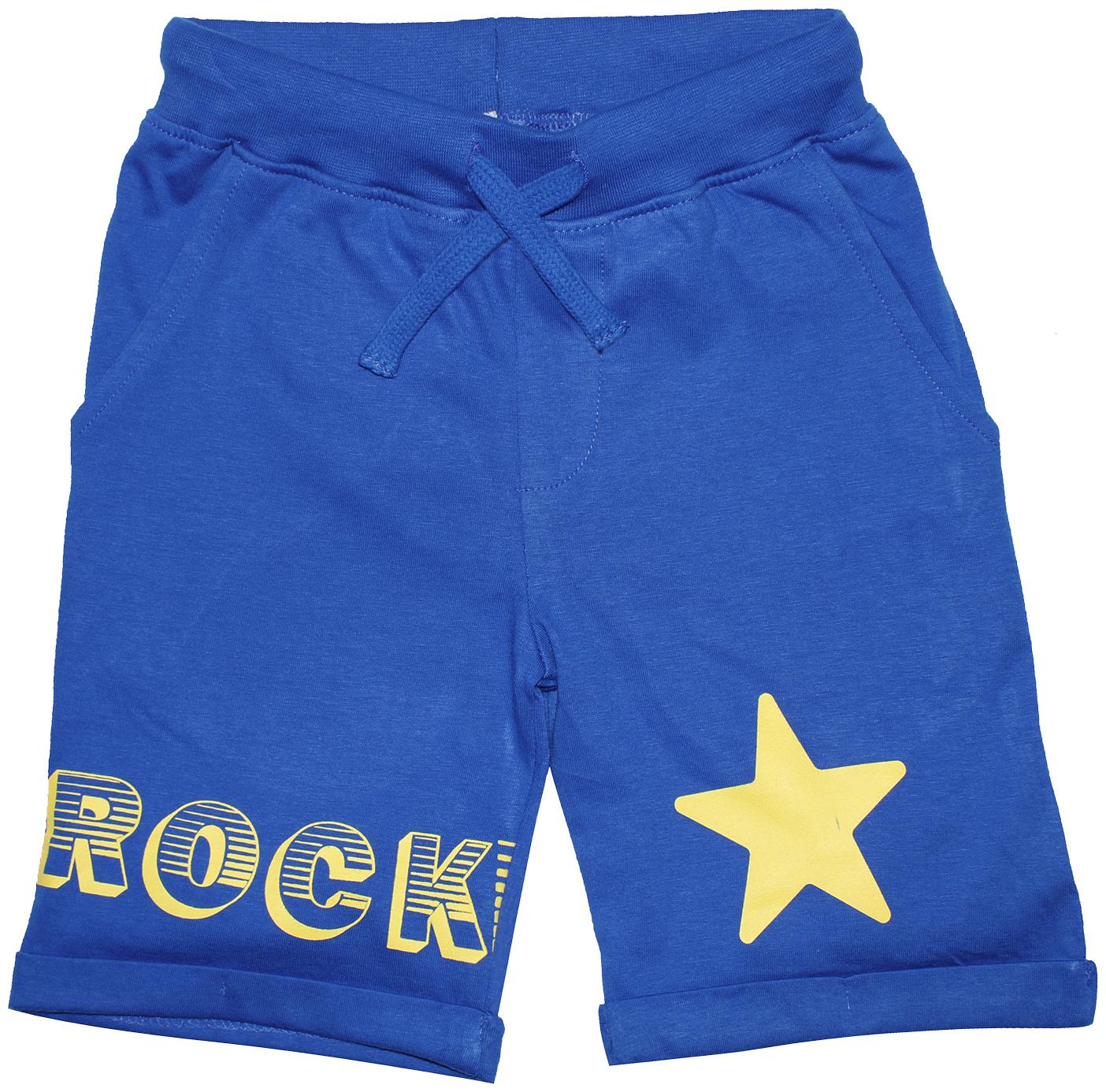 

KiddoPanti Boy Cotton Above Knee Printed Shorts (Blue)