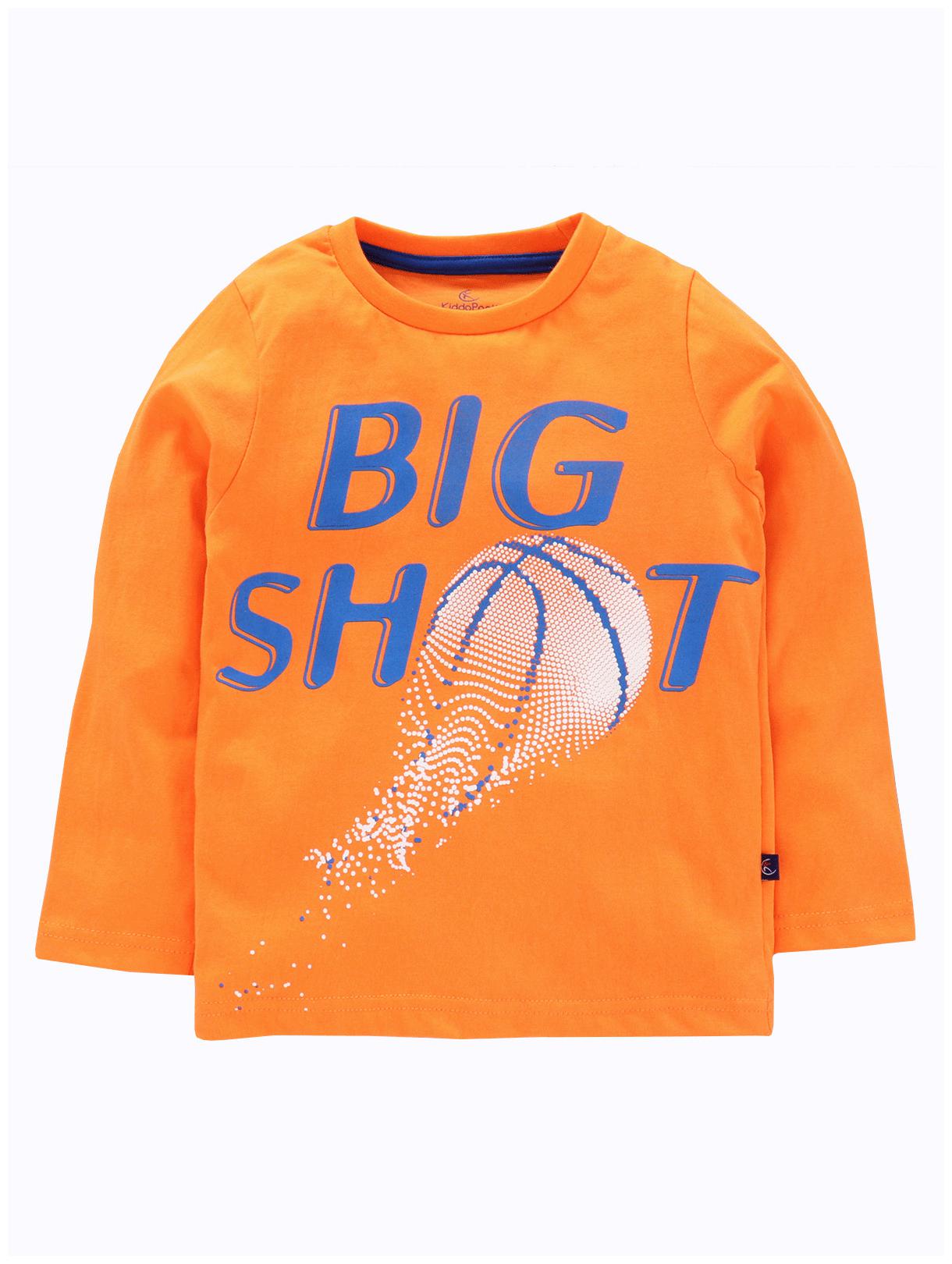 

KiddoPanti Boy Cotton Printed T-shirt - Orange