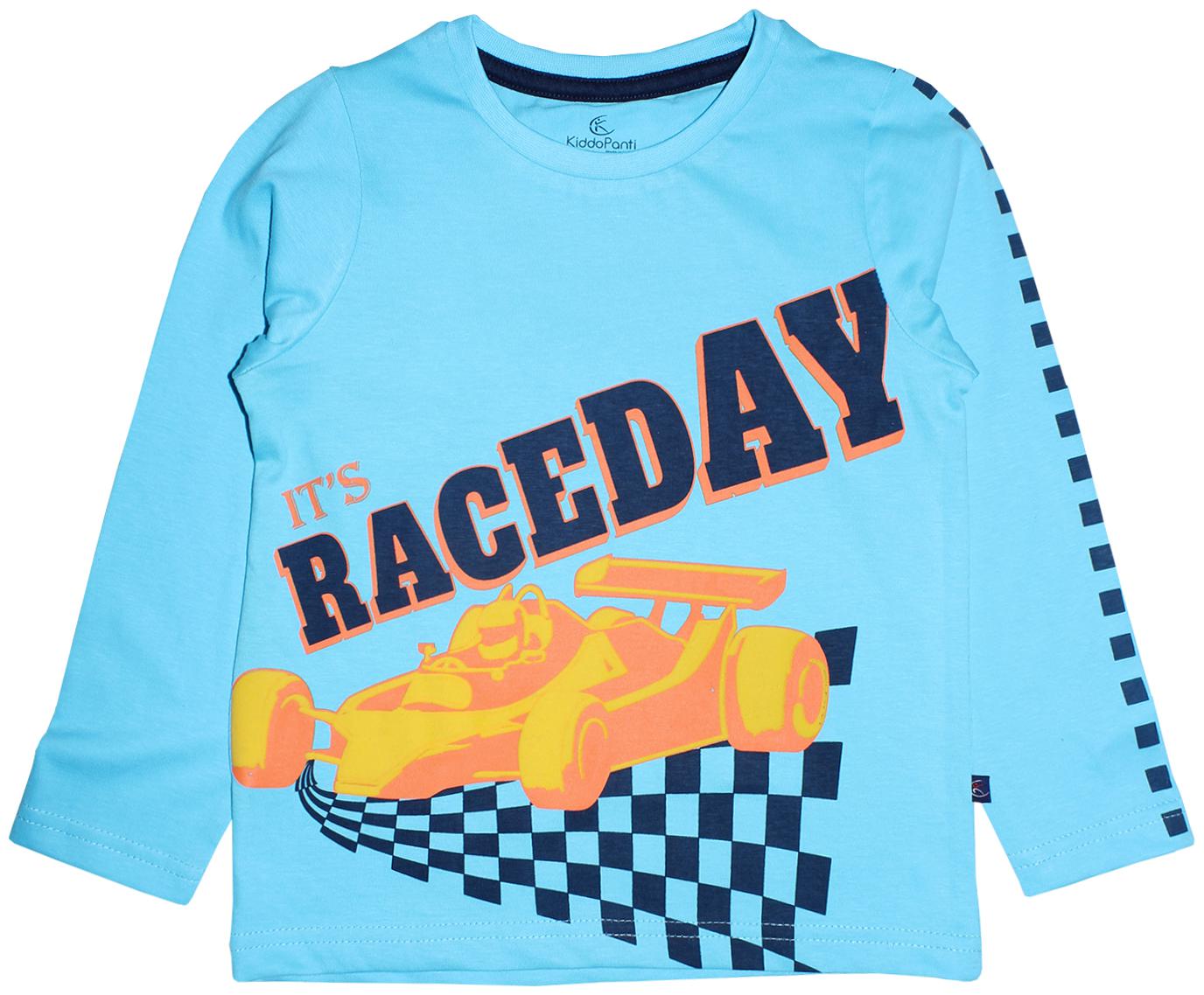

KiddoPanti Boy Cotton Printed T-shirt - Blue