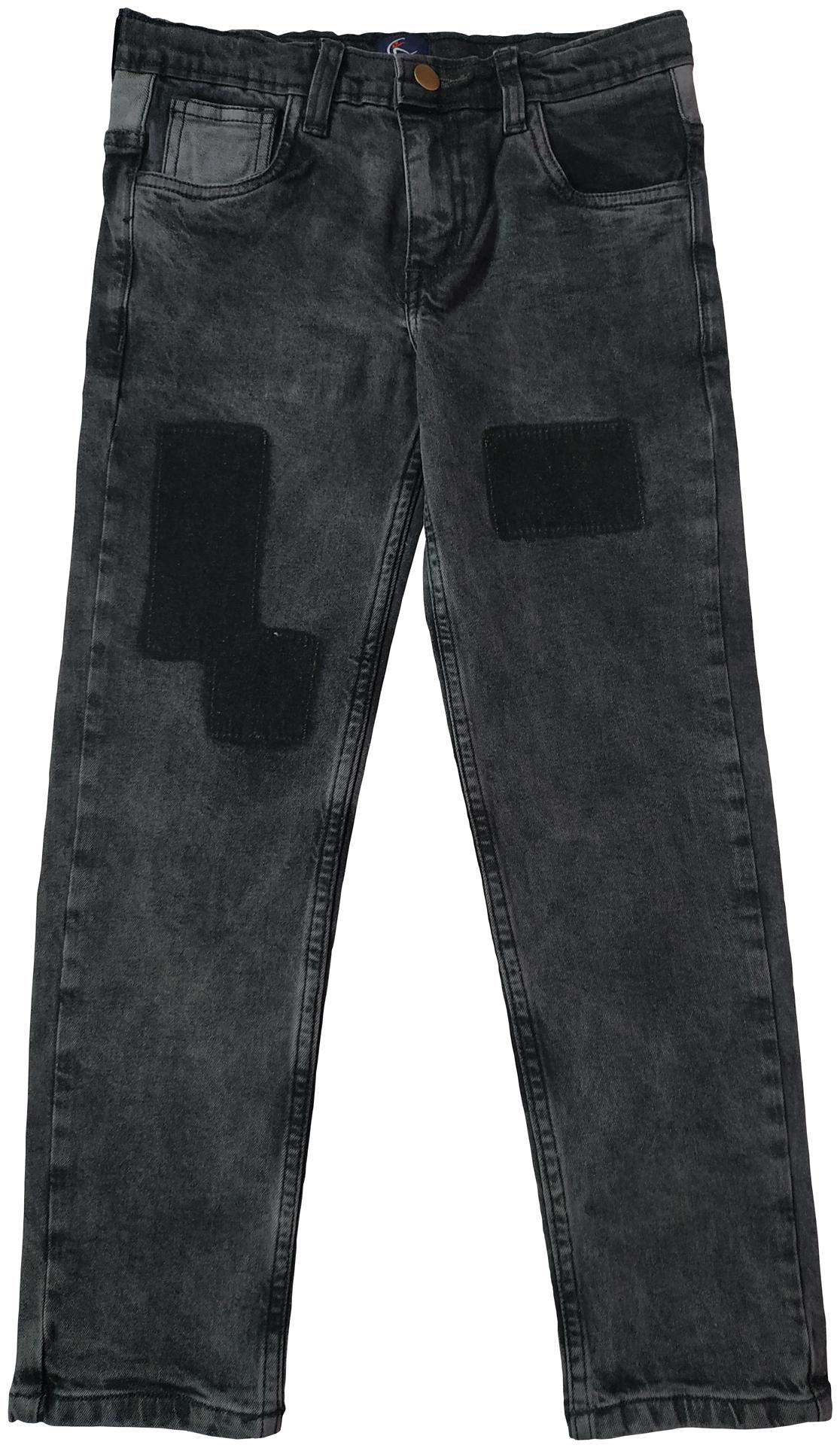 

KiddoPanti Boy s Fashion Denim Pant With Reverse back yoke And Dark patch