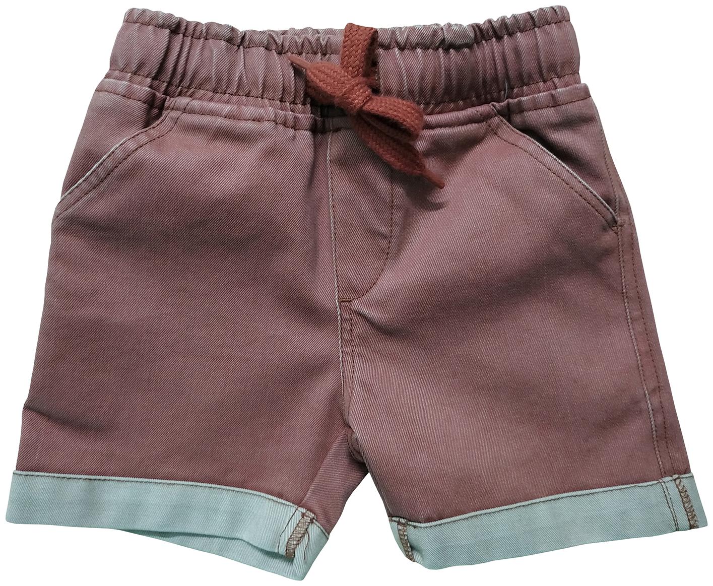 

KiddoPanti Boy Solid Shorts 3 4ths - Brown
