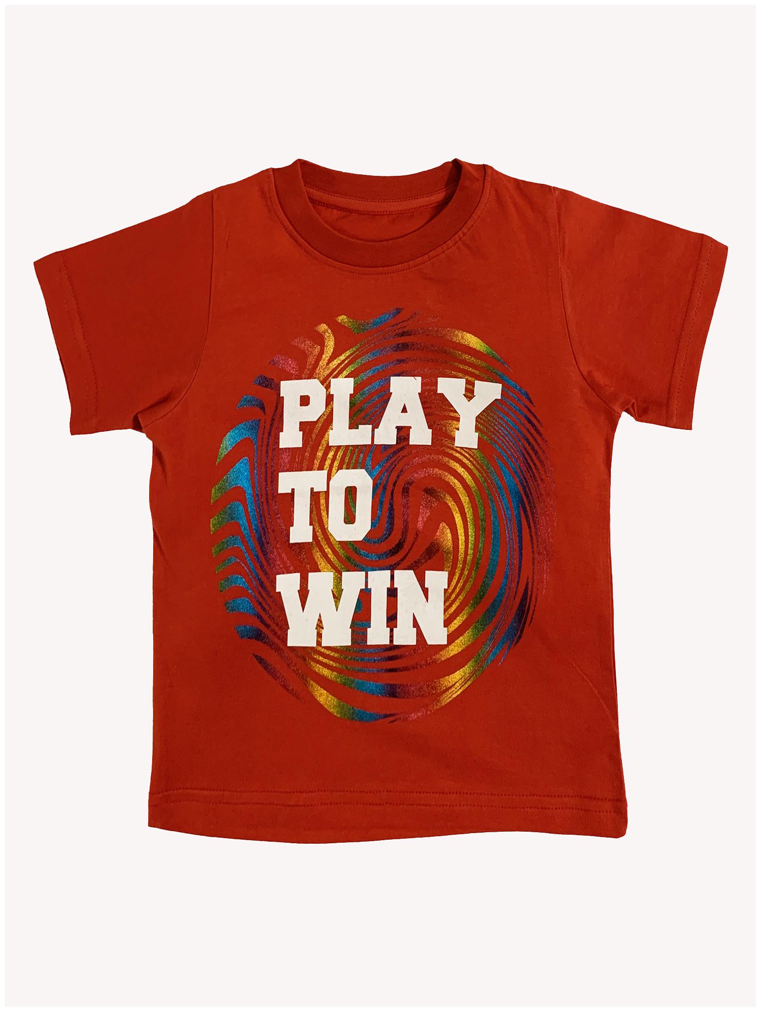 

KiddoPanti Boy Cotton Printed T-shirt - Red