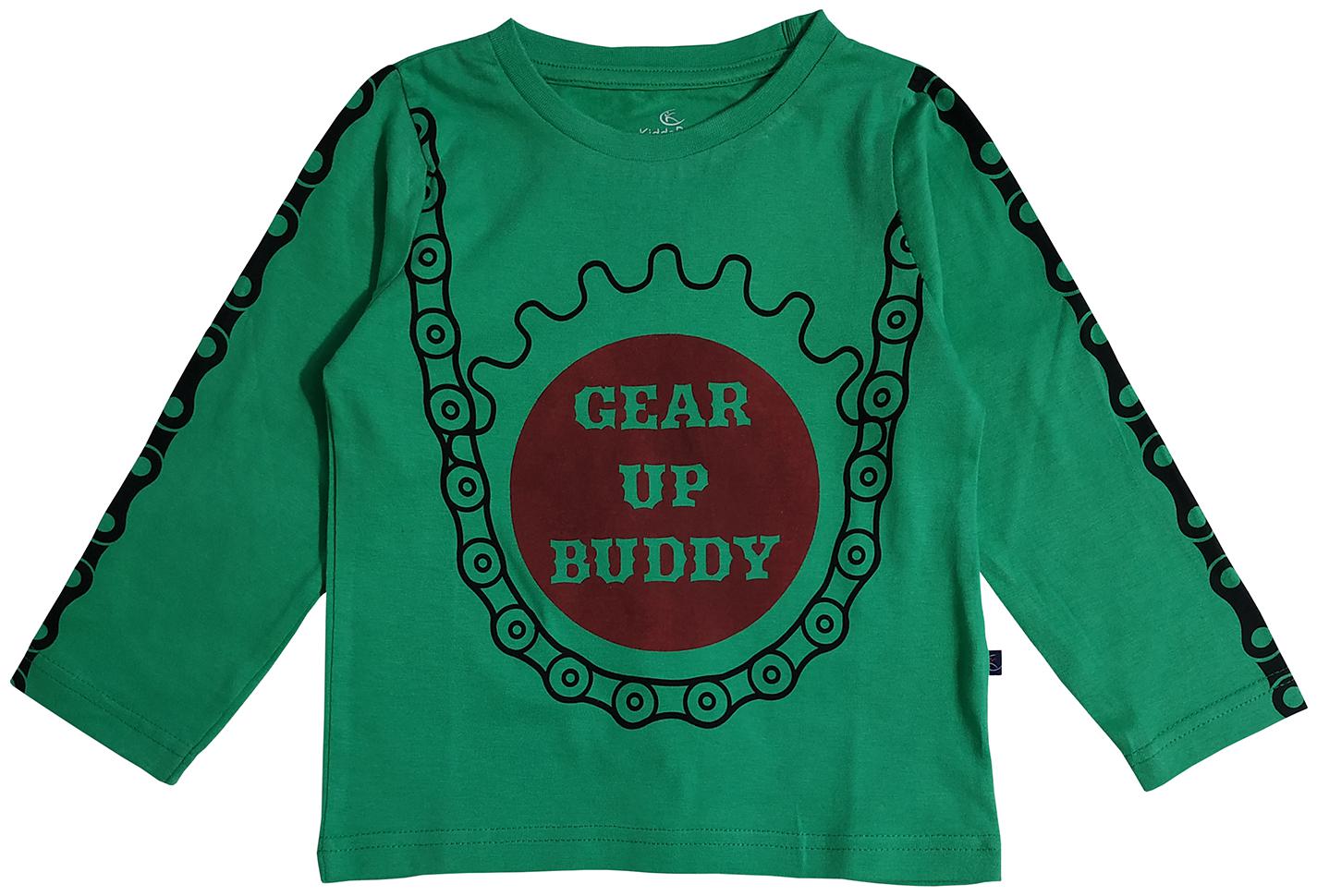 

KiddoPanti Boy Cotton Printed T-shirt - Green