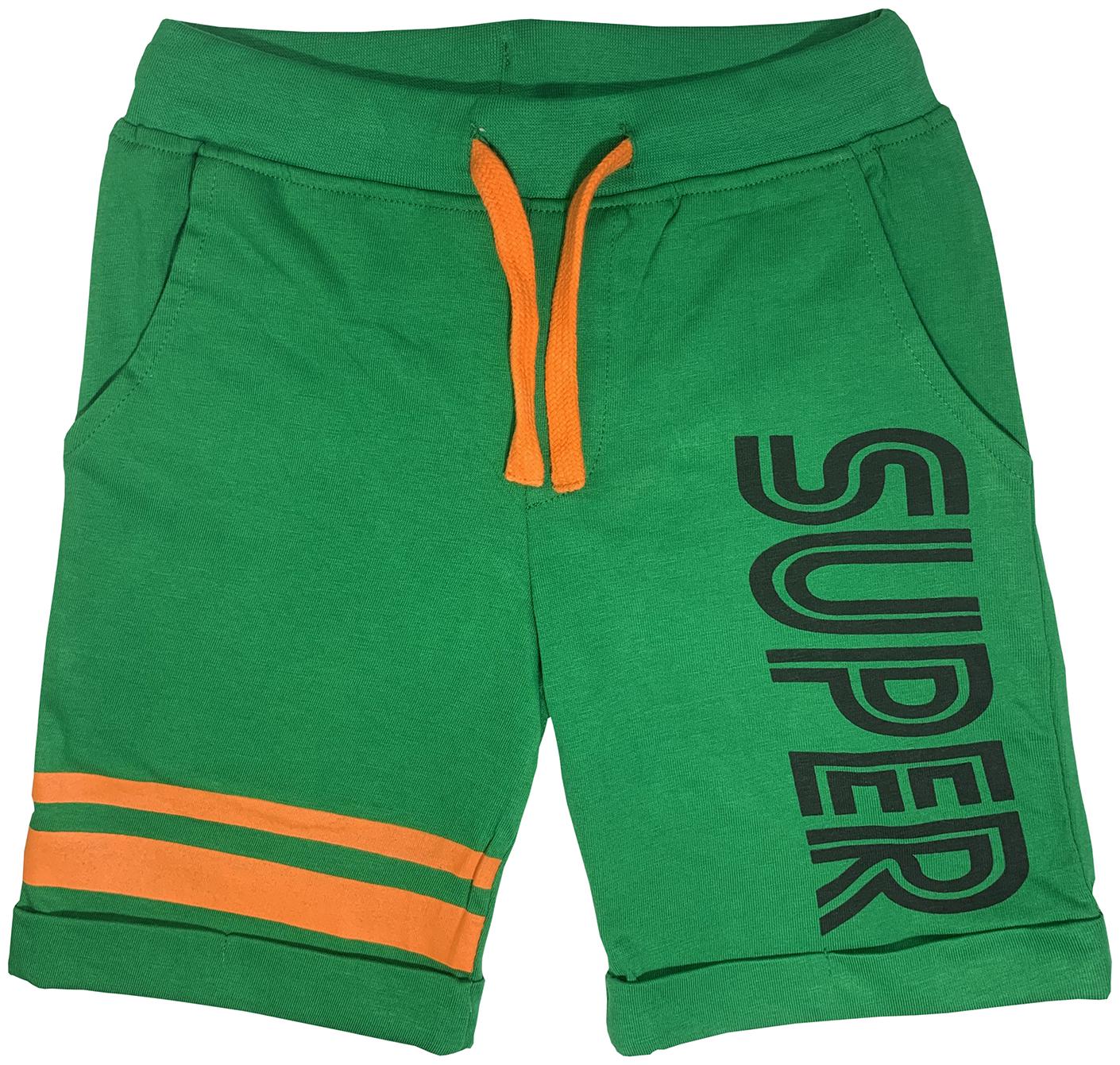 

KiddoPanti Cotton Green Printed Shorts For Boy