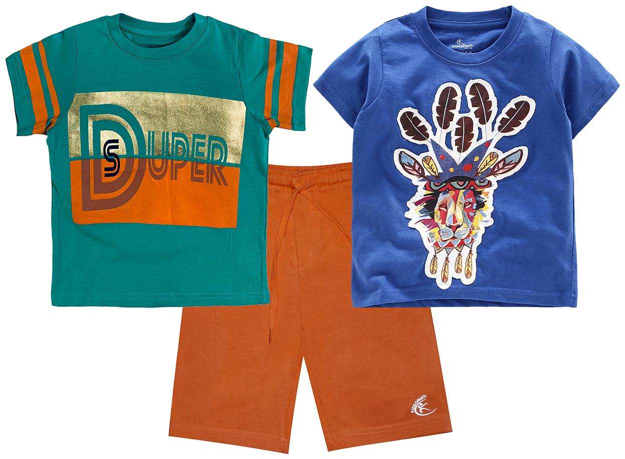 

KiddoPanti Cotton Printed Top Bottom Set - Multi