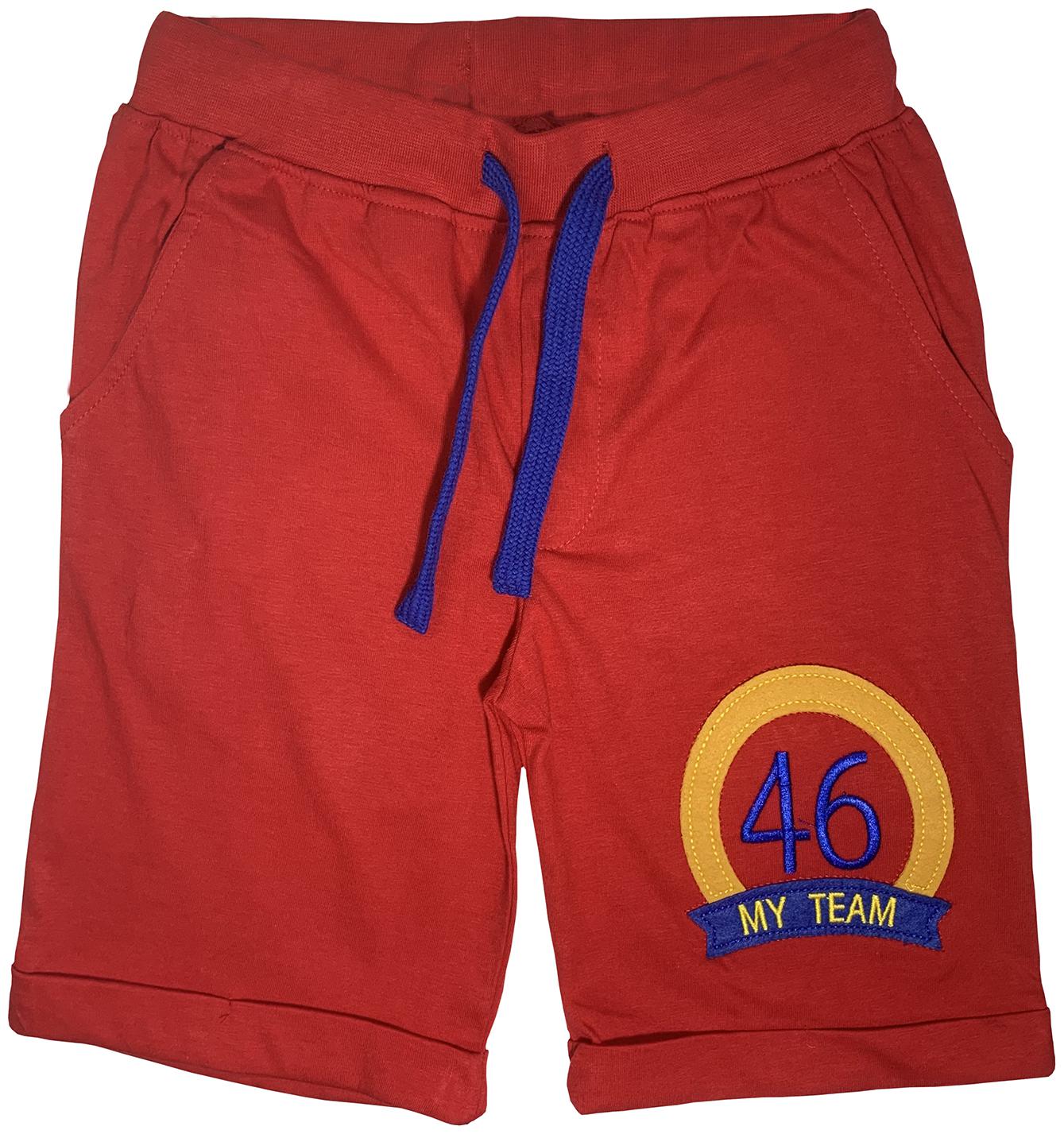 

KiddoPanti Cotton Red Printed Shorts For Boy