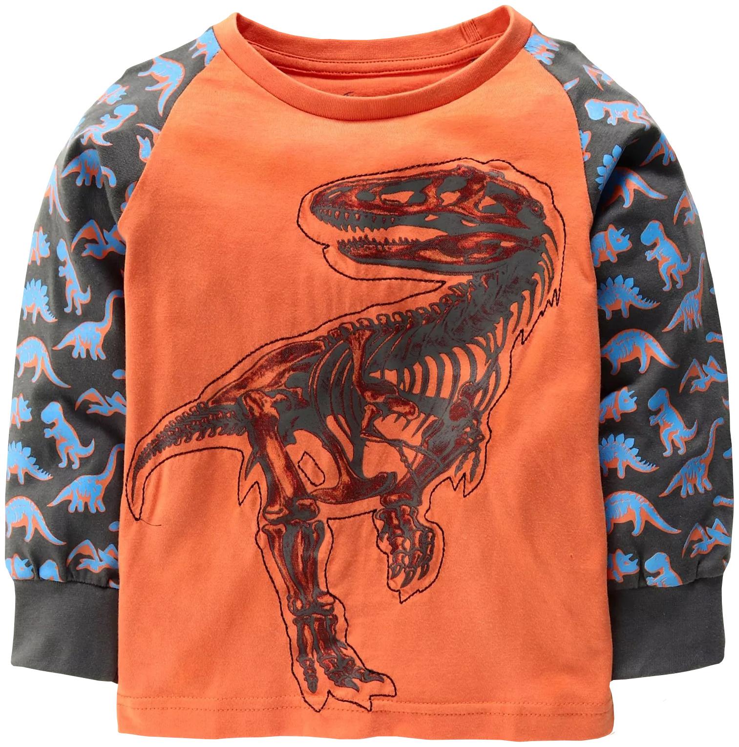 

KiddoPanti Boy Cotton Printed T-shirt - Orange