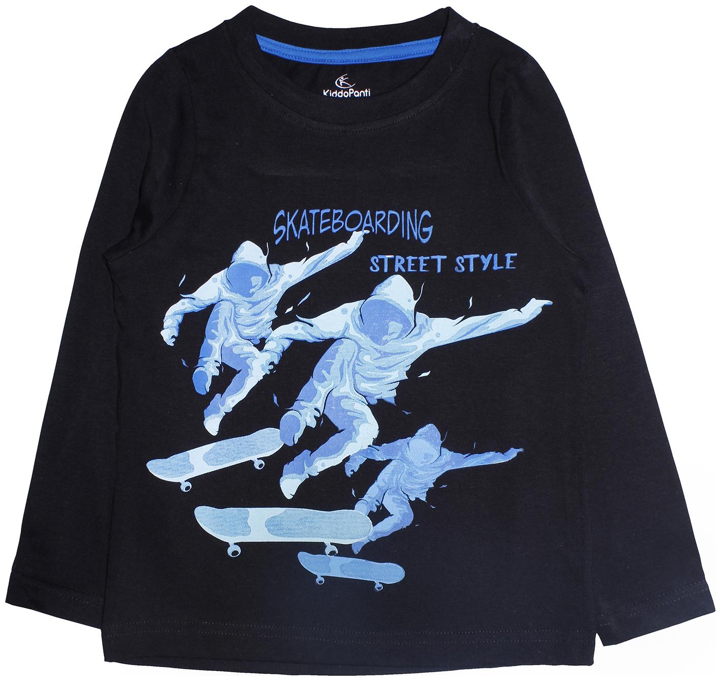 

KiddoPanti Boy Cotton Printed T-shirt - Black