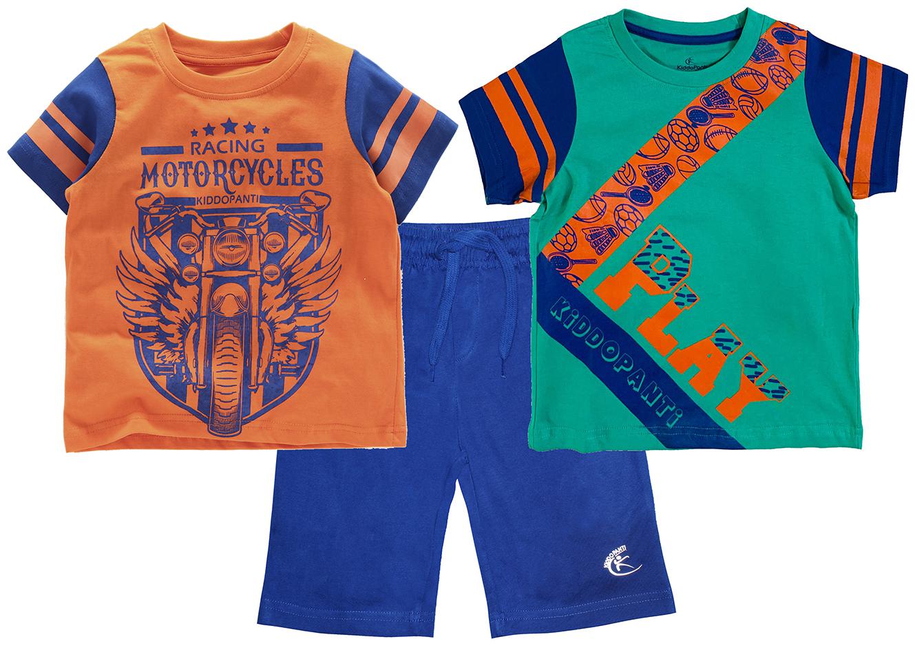 

KiddoPanti Cotton Printed Top Bottom Set - Multi