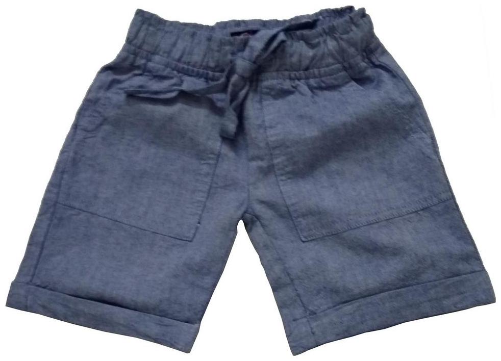 

KiddoPanti Girl Cotton Solid Regular shorts - Grey