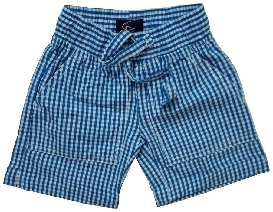 

KiddoPanti Girl Cotton Solid Regular shorts - Blue
