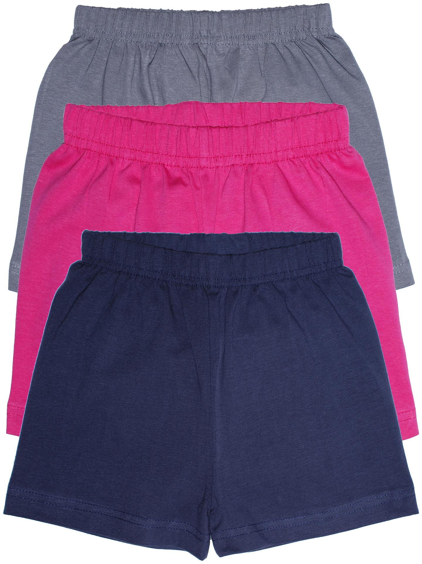 

KiddoPanti Girl Cotton blend Solid Regular shorts - Multi