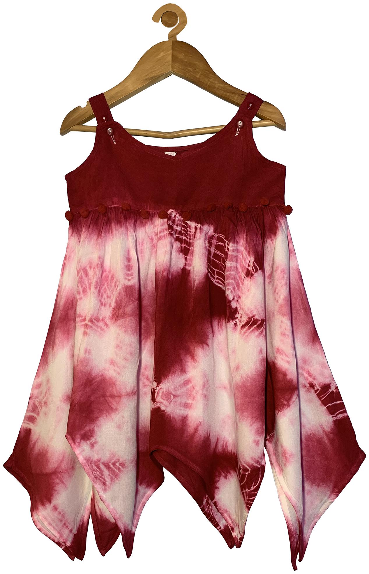 

KiddoPanti Pink Rayon Sleeveless Knee Length Princess Frock ( Pack of 1 )