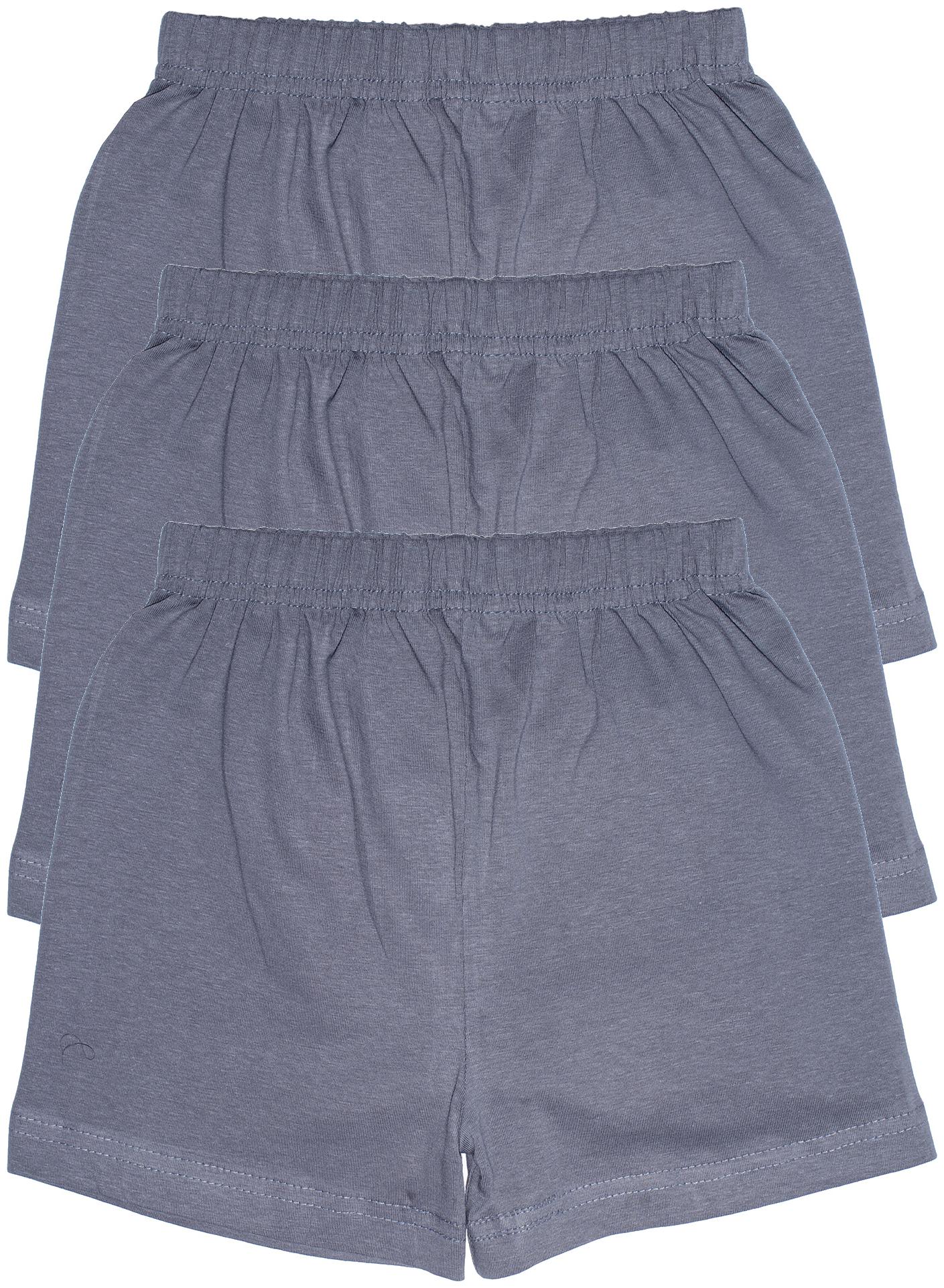 

KiddoPanti Girl Cotton blend Solid Regular shorts - Grey