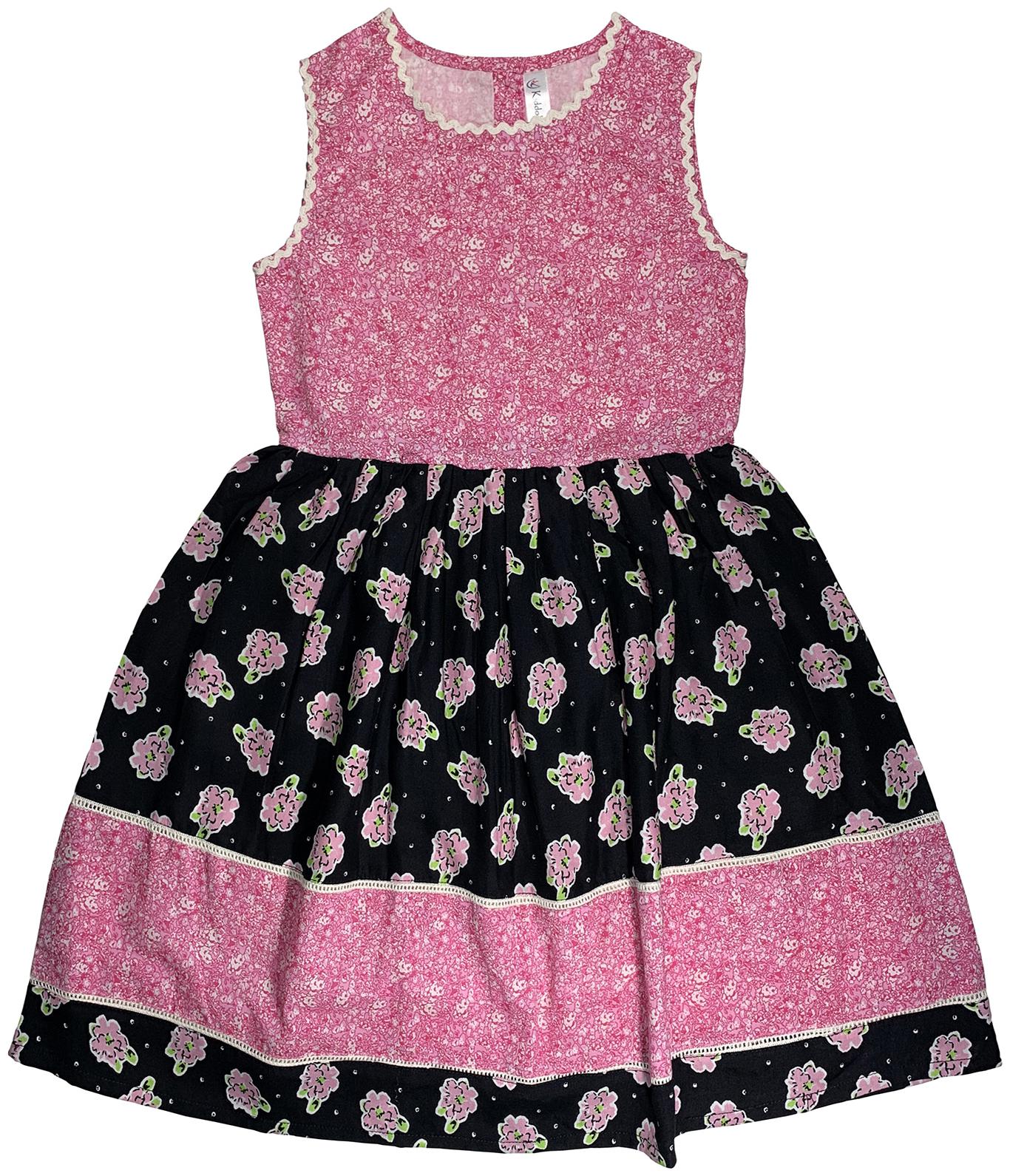 

KiddoPanti Multi Cotton Blend Sleeveless Knee Length Princess Frock ( Pack of 1 )