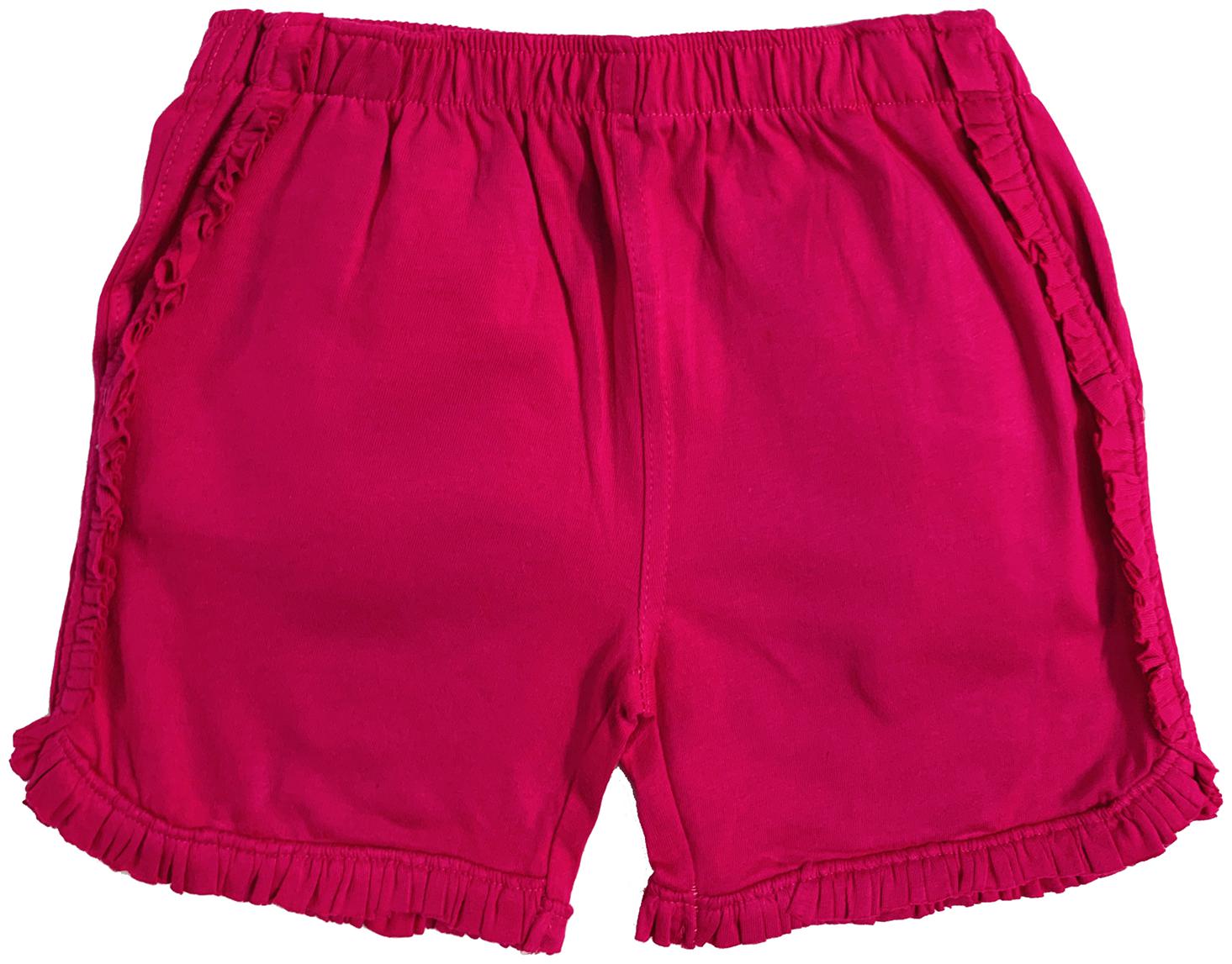 

KiddoPanti Girl Cotton Solid Regular shorts - Pink