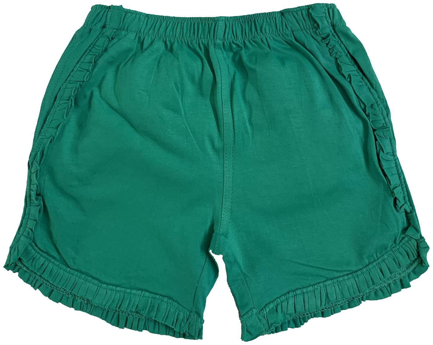 

KiddoPanti Girl Cotton Solid Regular shorts - Green