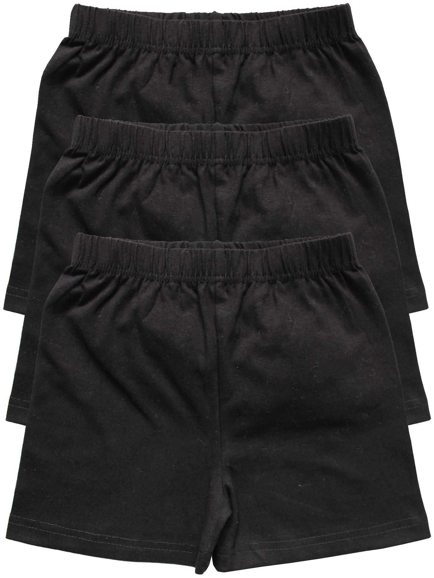 

KiddoPanti Girl Cotton blend Solid Regular shorts - Black