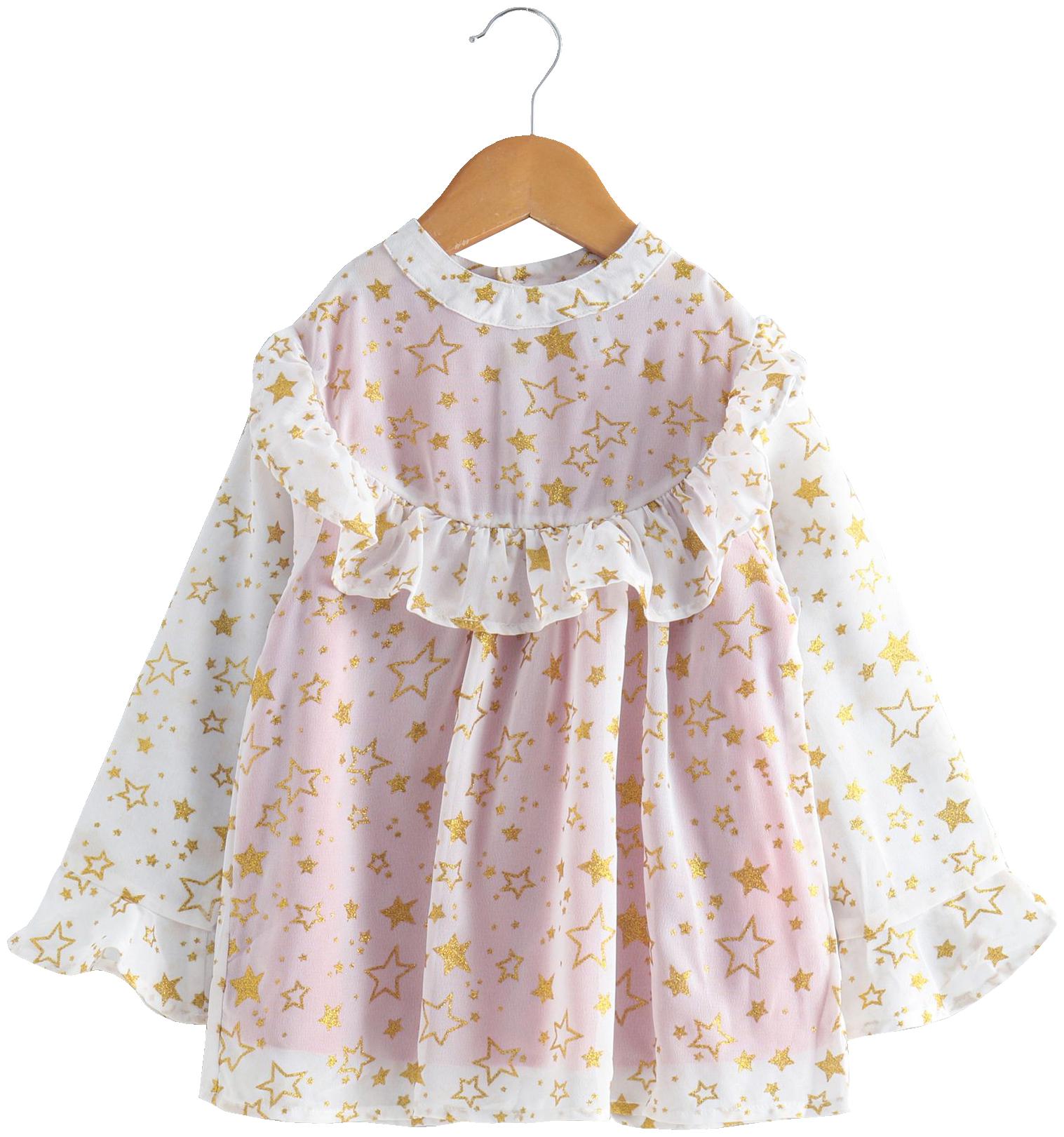 

KiddoPanti Girl Polyester Printed Top - White