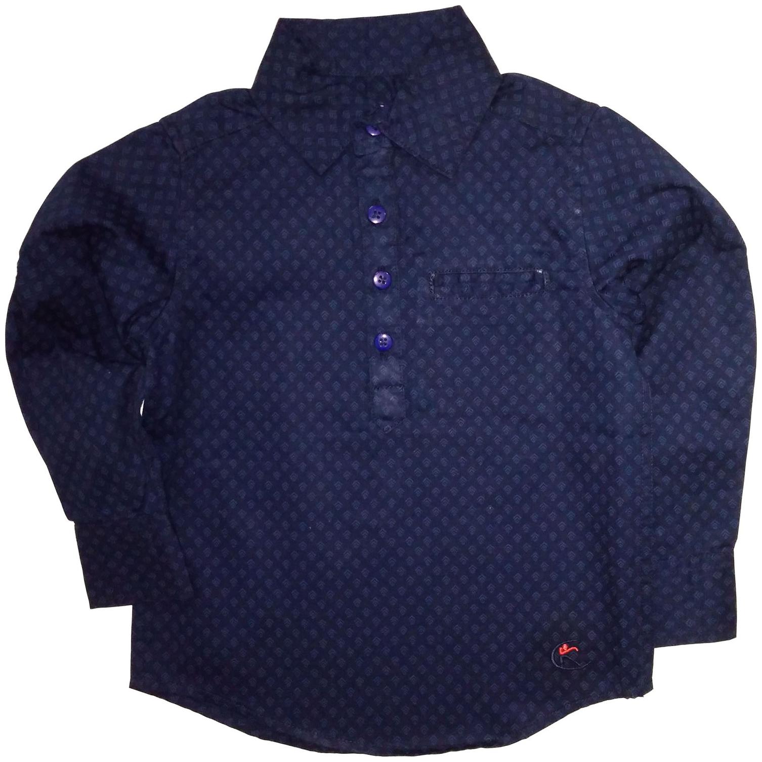 

KiddoPanti Boy Cotton Printed Shirt Blue