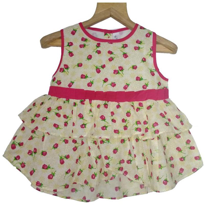 

KiddoPanti Multi Cotton Sleeveless Knee Length ( Pack of 1 )
