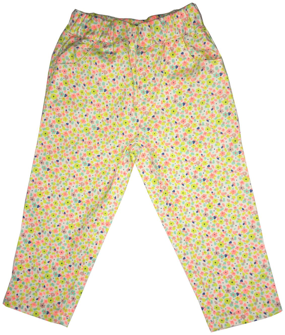 

KiddoPanti Girl Cotton blend Printed Capri - Multi