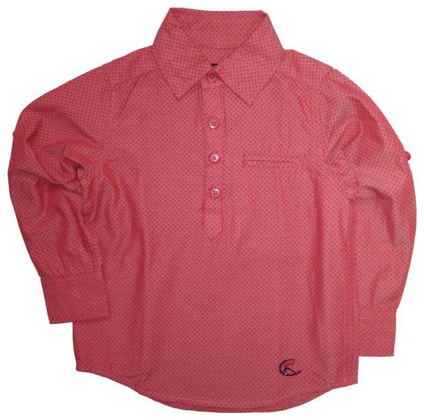 

KiddoPanti Boy Cotton Printed Shirt Pink