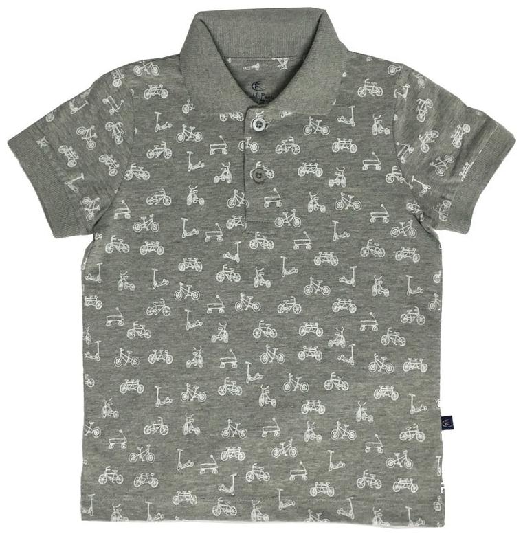 

KiddoPanti Boy Cotton Printed T-shirt - Grey
