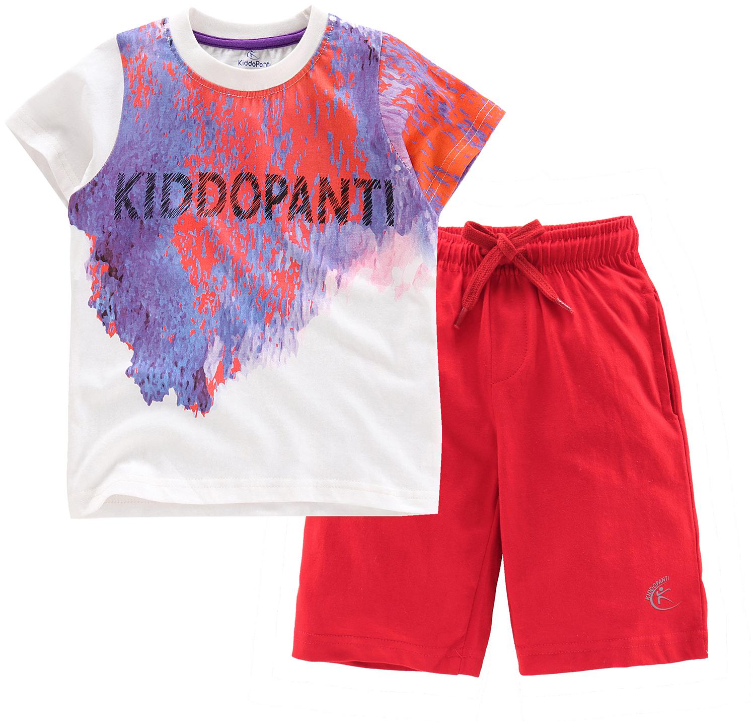 

KiddoPanti Cotton Printed Top Bottom Set - Multi