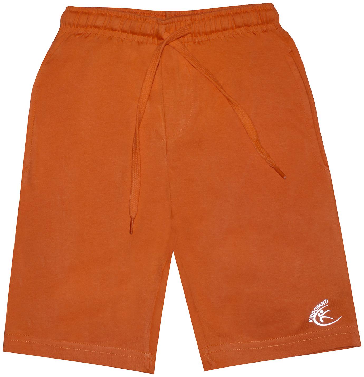 

KiddoPantiBoys Knit Knee length Basic Short (Orange)