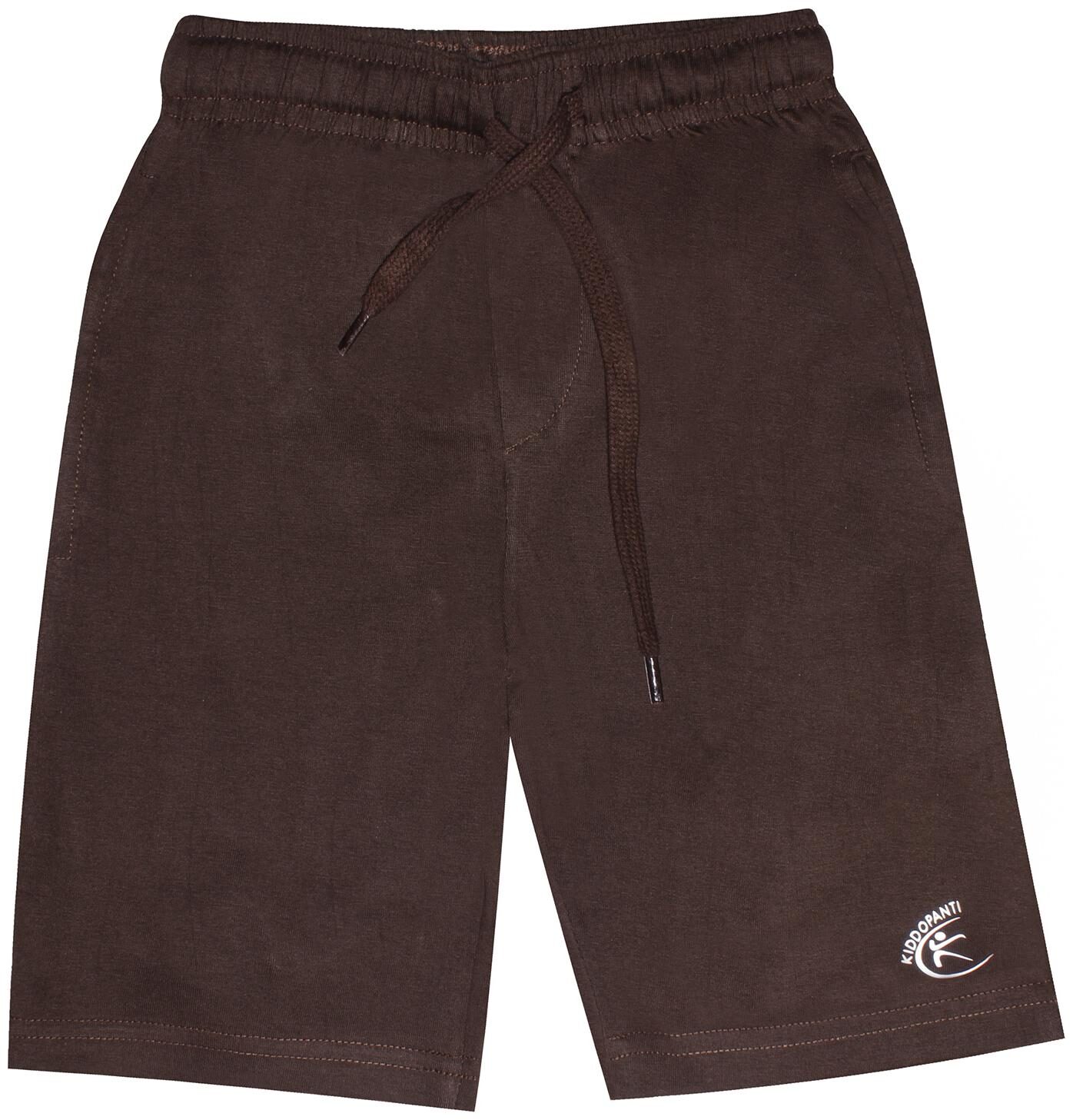 

KiddoPantiBoys Knit Knee length Basic Short (Brown)