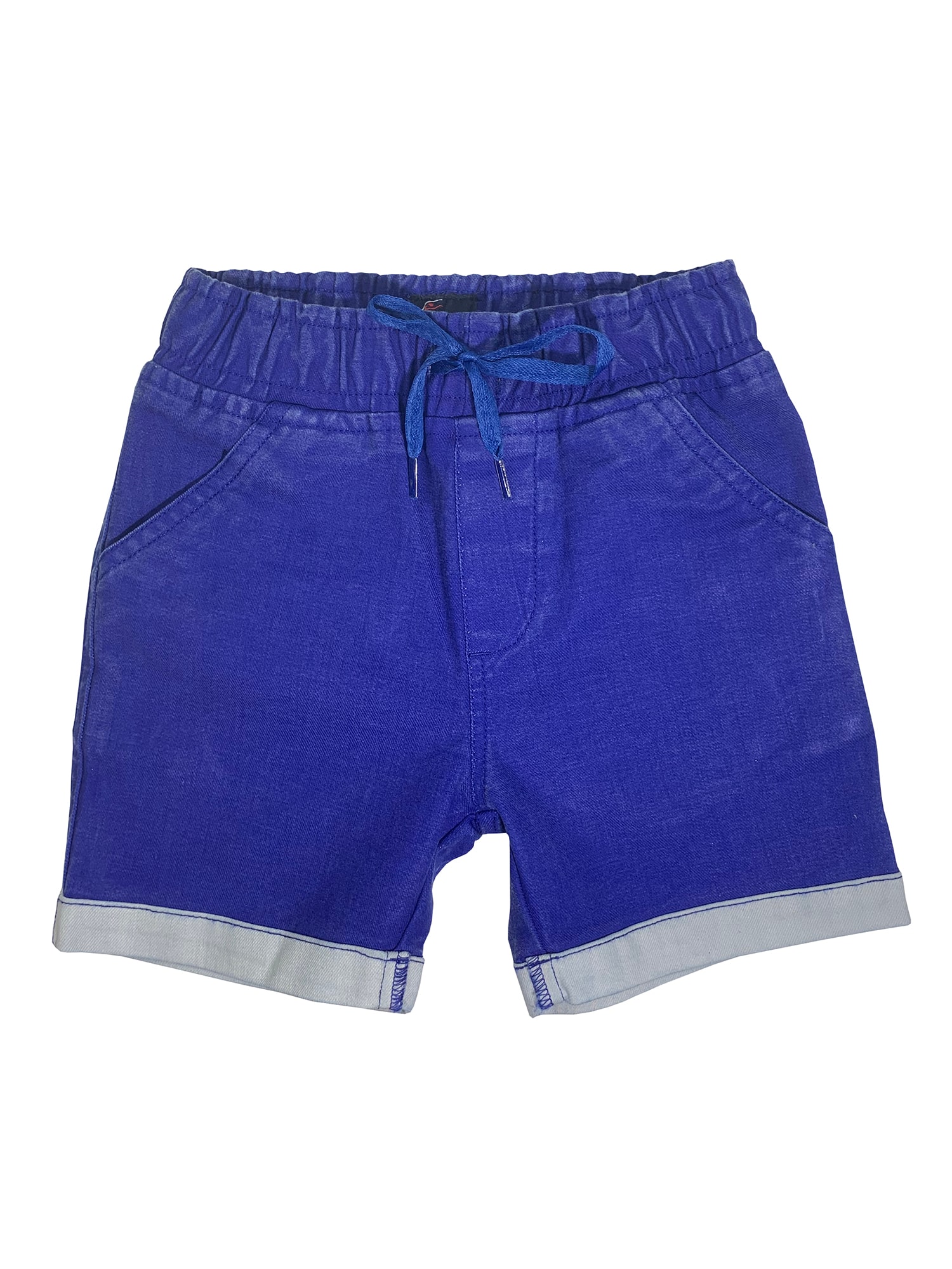 

KiddoPanti Boy Solid Shorts 3 4ths - Blue