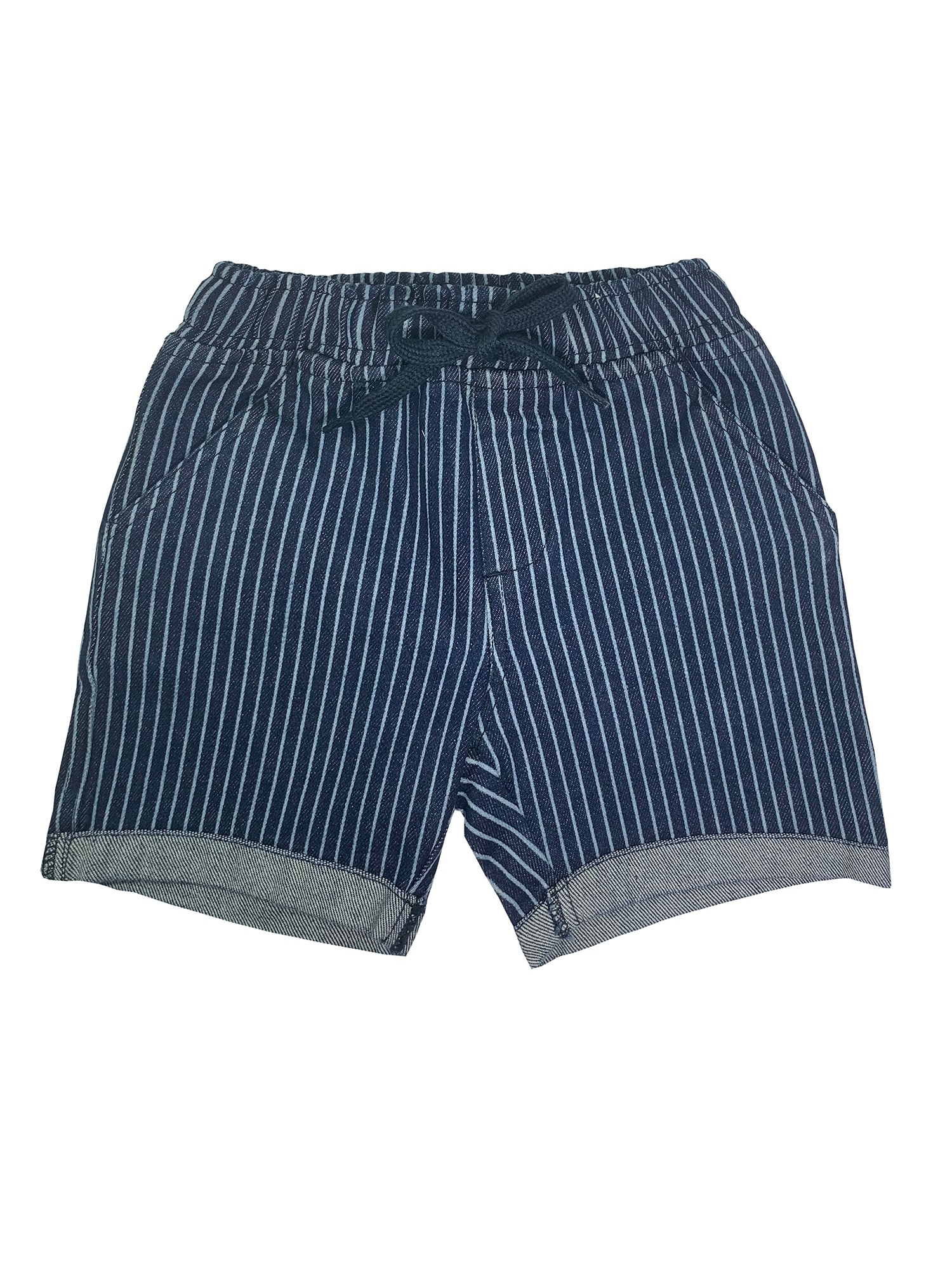 

KiddoPanti Boy s Basic Striper Pull Up Short Navy Stripe