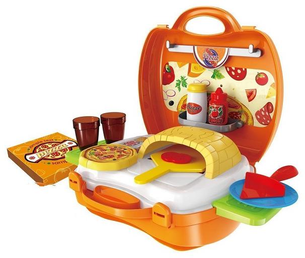 

Kids 22-Piece Plastic Bring Along Pizza Oven Suitcase Set (Multicolour)