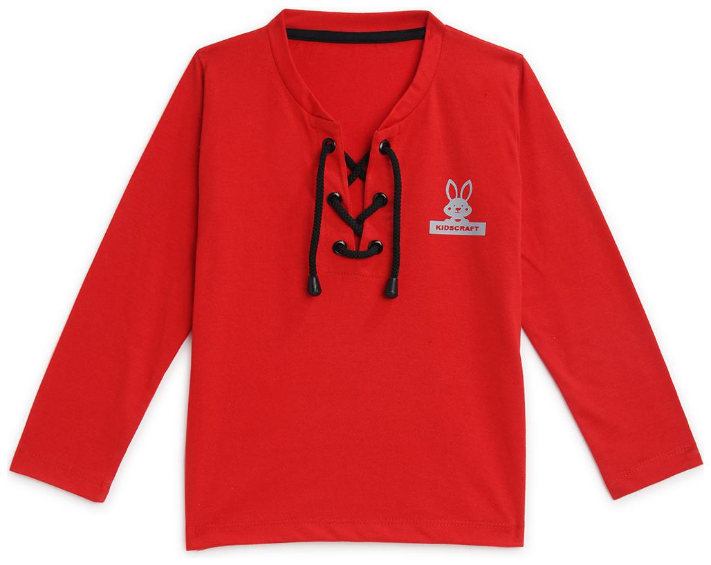 

KIDS CRAFT Boy Cotton Solid T-shirt - Red