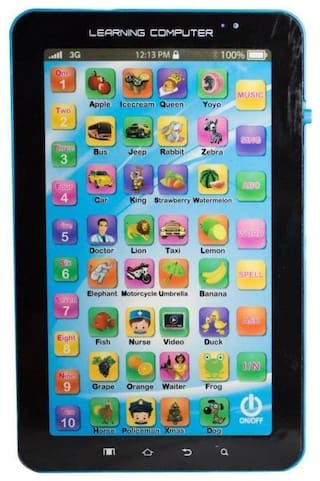 Kids Educational Learning Tablet Computer For Kids  (Multicolor)