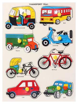 

KIDS WOODEN PUZZLE - TYPES OF TRANSPORT