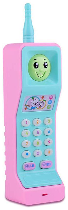 

Kidz Educational Toys Cartoon Music Colorful Light Voice Electronic Mobile Phone Educational Kids Toy (Multicolor)