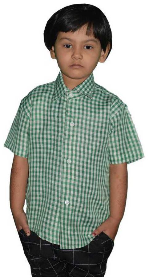 

KMP Fashion Boy Cotton blend Checked Shirt Multi
